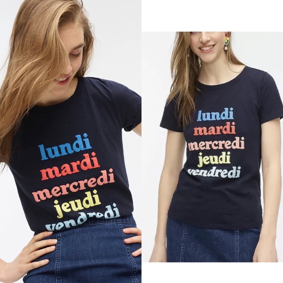 J Crew Weekday Graphic Tee - Picture 1 of 7